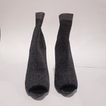 Guess Shimmer Peep Toe Ankle Boots Stiletto Heels Party Shoes Photo 5