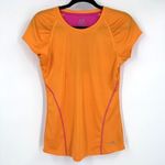 Champion Women's Active Top Shirt Training Sports Semi‎ Fitted Orange Size Small Photo 2