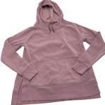 Athleta Hoodie Womens X Small Pink Cozy Karma Longer Sweatshirt Fleece Lined Photo 1