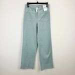 Madewell The Emmett Wide Leg Pant Patch Pocket Blue Horizon High Rise US 26 NWT Photo 6