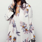 Free People ✨HP✨Electric Orchid Print Swing Tunic✨ Photo 0