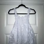 Pretty Angel  Crochet Lace Over Lay Pleated Silk Blend Dress Size XL  Photo 11