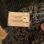 Proenza Schouler  White Label Wool Blend Black Collared Cardigan Photo 3