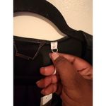 Chico's 3 Women's Black Faux Leather Grommet Detail Collarless Jacket 16 XL NWT Photo 8