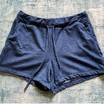 32 Degrees Heat 32 Degrees Cool Heathered Blue Fleece Short Women's Large Photo 0