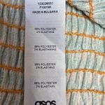 Asos Design Green Gingham Smocked Strapless Ruffle Hem Mini Drop Waist Dress 6 Photo 6