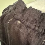 Sundance  black long sleeve lightweight swim cover up size S Photo 10