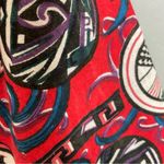 Vintage Western Shirt Women Southwestern Print Red Black Medium Cowgirl 1990s Photo 9