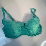 Felina  36C Turquoise Lace Balconette Bra Style 135061 Padded Underwire Photo 3