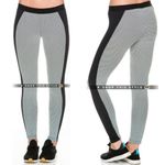 Blue Life  Fit L Jacquard Legging Black White Scrunch Butt Stretch Rouched Gym Photo 12