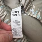 Joy Lab Green & Blue Zebra Print Racerback V Neck Sports Bra Size Small Photo 8