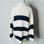 ZARA Cream and Black Chunky Oversized Sweater Photo 6