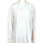 Sandro  Paris woman’s white button down shirt size Large Photo 0