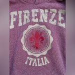 Firenze Italia Maroon Hoodie Red Size M Photo 1