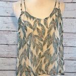Xxi  Cami Top Layered Leaf Print with Ring Back-Small Photo 0