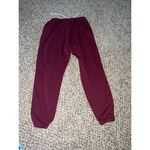 Old Navy Maternity Maroon Sweatpants size small Photo 3