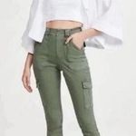 Spanx Stretch Twill Ankle Cargo Pants In Soft Sage Green Size XS Tall $128 NWT Photo 0