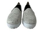 Agave Sky Cowhide Tennis Shoes in Salt and Pepper 7.5 Black Photo 2
