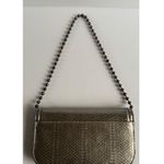 ZARA Women's Bead Handle Shoulder Bag Charcoal Gray Photo 2