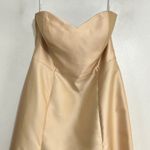 Alfred Sung D742 Strapless Sateen Twill Gown Photo 3