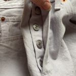 Levi's Levi’s 501 Shorts High Rise‎ Cutoffs Denim 100% Cotton Washed Lilac Size 32 Photo 12