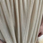 Gold Glitter Sleeveless Cross Back Dress Size XS Photo 7