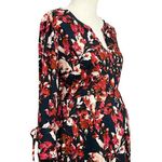 Motherhood Maternity  NWT Floral Tie Waist Sleeve Large Photo 4