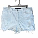 Hollister  High Rise White Jean Shorts‎ Photo 0