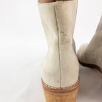 Anthropologie Matiko Mylvia Tan Suede Front Zip Ankle Boots Womens 6 Photo 12