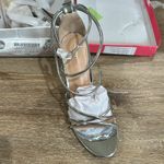 Allegra K NWT women’s open toe strappy high heels. 7.5. Comes with extra heel bottom Photo 2
