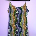 LA Hearts Retro Mini Dress Wavy Boho Mixed Print Size Medium Photo 0