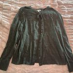 Women's button down long sleeve shirt Size L Photo 0