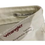 Wrangler High Rise Unforgettable Skinny Jeans Women's Size 4 Off White Photo 3