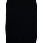 Ann Wi Skirt Small Black Knit Pull On Photo 0