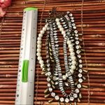 Chico's Chico’s Five Strand Necklace Rhinestones Photo 4