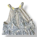 Free People  Blue Mimi Flowy Tunic Halter Tank Top‎ Size S Boho Summer Photo 4