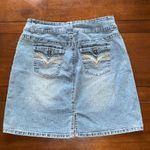 V.S.H. Jeans Denim Midi Skirt Size 12 Photo 3