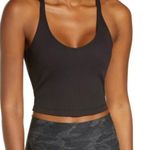 Vuori rib crop tank green Sleeveless V Neck Size XS Photo 5