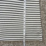Gap Black and White Striped Long Sleeve Tee Stretch Comfy Casual XL Neutral Photo 5