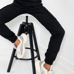 Missguided Black Cargo Joggers Photo 0