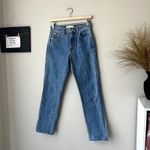 SLVRLAKE Denim Jeans Hero Pacific Blue Denim Slim Fit High Rise Jeans Size 25 Photo 3