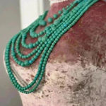 Source Unknown Turquoise 7 Layer Beaded Women's Necklace (309) Photo 6