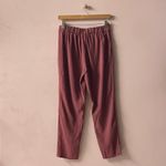 Babaton Aritzia Burgundy/Brick Red Tapered Leg Pants Size 4 EUC Photo 1