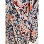 Free People Boho Off the Shoulder Floral Shorts Romper EUC Sz Lg Stretchy Crepe Photo 1