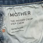 Mother The Insider Crop Step Chew Dancing On Coals Jeans women’s size 29 Blue Photo 10
