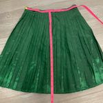 Modcloth  party pleat emerald green skirt Photo 7