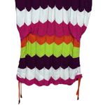Trina Turk Zig Zag Tunic Dress Swim Cover Up crochet Cotton Knit size XS Photo 2