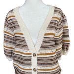 House of Harlow 1960 Crochet Knit Crop Cardigan Photo 3