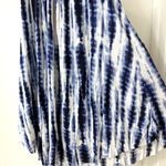 Peyton Jensen  Navy Blue Tie-Dye Niagara Braid Trim Tank Tunic, Size S, NWT Photo 3