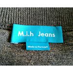 M.i.h Jeans Striped Merino Wool Sweater Metallic Crewneck New M Size M Photo 4